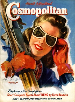 Cosmopolitan vintage poster